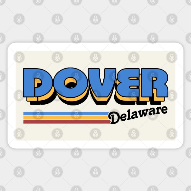 Dover, Delaware / / Retro Style Design Sticker by DankFutura